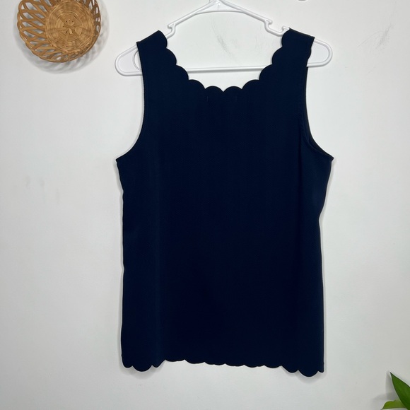 41 Hawthorn Scollop Edged Sleeveless Top Size Medium - Picture 5 of 6